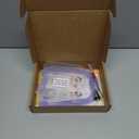 Magnetic Acrylic Jumping Spider Enclosure with Mushroom House, Easy-Feed Hole & Front Opening  Terrarium for Tarantula, Mantis, Beetle, Gecko, Hermit Crab, Reptile Habitat