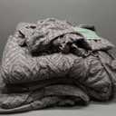 Litanika King Size Comforter Set Milk Coffee, 3 Pieces Cream Tufted Boho Farmhouse Bedding Comforter Sets, Lightweight Fluffy Comforter Bed Set for All Season (104x90In Comforter and 2 Pillowcases)