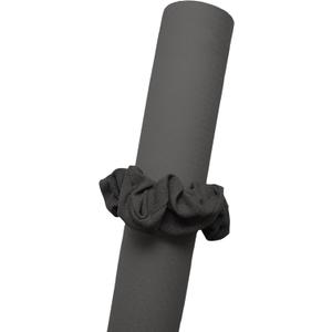 Yoga Mat Scrunchie - Yoga Mat Strap Band - Fits All Standard Yoga Mats (Not Suitable for Overly Thick Mats) (Dark Grey)