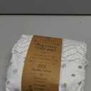 Guava Lotus Travel Crib Sheets (Set of 2)  100% Organic Cotton Fitted Sheets for Baby Play Yard & Mini Crib Mattress  Super Soft Jersey Knit  Snug Fit & Washable (Grey and White)