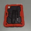 SEYMAC Kids Case for iPad mini 7 (A17 Pro) 2024/ Mini 6 8.3, Full-Body Shockproof Protective Case with Screen Protector, Rotating Stand, Hand/Shoulder Strap for iPad mini 7th/ 6th Generation, Red