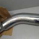 Universal 4" to 6" Exhaust Elbow Pipe with Steel Clamp - Silver Chrome or Black Painted for Car, Truck & Diesel