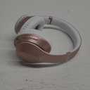 Wireless Bluetooth Headphones Over Ear 65H Playtime HiFi Stereo Headset with Microphone and 6EQ Modes Foldable Bluetooth V5.3 Headphones for Travel Smartphone Computer Laptop Rose Gold