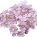 Durable 40-piece Artificial Hydrangea Flower Head, Silk Fabric Spring Rose Bridal Bouquet(2)
