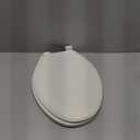 Centoco 3800SC-416 Elongated Plastic Toilet Seat with Safety Close, Light Weight Residential, Biscuit