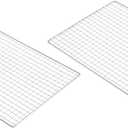 GALPADA 2pcs Mat Outdoor Cooking Mesh for Even Grilling for Camping Picnics and Backyard Bbqs