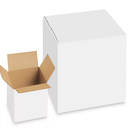 White Corrugated Boxes, Size 10"x7"x8.5"