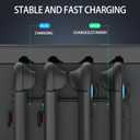 Charging Dock for Nintendo Switch 2, Controller Charger Station Charges Up to 4 Joycon, with 2 Game Card Slots and LED Indicator, Portable Magnetic Fast Charge