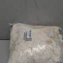 BEDELITE Fleece Throw Blanket for Couch - 300GSM Soft & Warm Fluffy Cream White Blanket, Decorative and Giftable Striped Blankets for Women, Men, 50"x60"