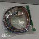 VONMELLI 3 Pack Women's Leather Belts for Jeans Dresses Ladies Waist Belt with Fashion Gold Buckle (E-black+brown+dark Blue)