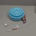 Potaroma Cat Toys 3-in-1 Automatic Interactive Kitten Toy, Fluttering Butterfly, Random Moving Ambush Feather, Track Balls, Dual Power Supplies, USB Powered, Indoor Exercise Cat Kicker (Blue)