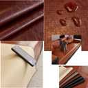 Waterproof Sofa Couch Cover Protector, Recliner Backrest Arm Covers, Faux Leather (Wine Red, 50x70cm/20x27")