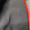 Dog Winter Coat,Warm Jacket Paded Fleece Pet Vest with Built in Harness, Windproof Reflective Cozy Adjustable Snow Pet Coat Clothes with Zipper for Medium Dogs (Red)