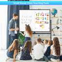 maxtek Rolling Whiteboard, 48x36 Large Magnetic White Board with Stands, Big Double-Sided White Board Dry Erase on Wheels for Homeschool, Home Office, Office, School (Black, 48 x 36)