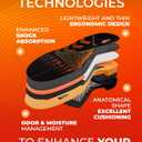 Running Athletic Shoe Insoles Men Women - Sport Insole - Shock Absorption Inserts - Walking Hiking Hockey Tennis Basketball - Orthotic Comfort Cushions Inserts Sneakers