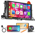 4+64G Android 14 JBL Car Stereo for Toyota Highlander 20142019 with Wireless CarPlay/Android Auto, 10.2‘’ IPS HD Touch Screen Radio with GPS Navigation/WiFi/Bluetooth/Mirror Link/SWC/FM/RDS/USB