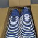 Lamosi Coffee Cups 12 oz - 120 Pack, 12 oz Disposable Paper Coffee Cups Insulated, Corrugated Kraft Ripple Wall Cup for Hot Beverage or Cold Drinks (Navy) | Disposable, Insulated, Corrugated Kraft, Ripple Wall Cup, Hot Beverage, Cold Drinks