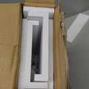 White Floating Shelves for Wall Decor, Wall Mounted Wood Storage Shelf for Bedroom, Living Room, Bathroom, Kitchen, Nursery, Display Picture Ledge Shelf with Lip Set of 2-14 Inches, White (13.6in)