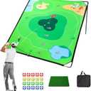 SJEhome Golf Chipping Game, 70"x70" Adults Indoor/Outdoor Family Yard Game