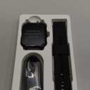 Smart Watch for Men Women Compatible with iPhone Samsung Android Phone 1.83 inch Full Touch Screen IP68 Waterproof Bluetooh Fitness Tracker Heart Rate/Sleep Monitor, Black