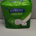 FitRight OptiFit Extra Adult Briefs, Incontinence Diapers with Tabs, Heavy Absorbency, Medium, 32 to 44", 20 Count