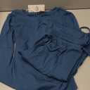 Trendy Queen Womens Two 2 Piece Matching Lounge Sets 2025 Early Fall Fashion Must Haves Y2K Workout Gym Clothes Comfy Airport Travel Vacation Luxury Outfits Sweatsuit Winter Clothing, Blue, Size S