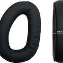 Replacement Earpads Compatible with Sennheiser GSP 300, 301, 302, 303, 350 & 370 Gaming Headphones - Black PU Leather Ear Cushions