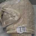 Velvet Couch Cover, Washable Sectional Sofa Cover, Anti Slip Sofa Slipcovers for 3 Cushion Couch Sofa L Shaped Recliner, Furniture Protector Covers for Pets Kids(Khaki, Only 1 PCS)