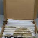 Floor Lamp with Remote Control,Bright Floor Lamps for Living Room/Bedroom/Office, Stepless Adjustable 3000K-6000K Colors and 10-100% Brightness,Standing Light with Foot Switch (Brass Gold)