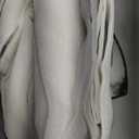 jinchan White Curtains Linen Textured Casual Weave Curtain for Living Room Grommet Top Light Filtering Window Drapes Panels for Bedroom 96 Inches Long 2 Panels Curtains