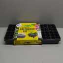 Jiffy Seed Starting Greenhouse with 72 Biodegradable 36mm Peat Pellets and Bonus SUPERthrive Sample + Plant Markers (T72HST14)