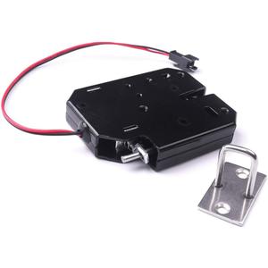 ATOPLEE Electronic Lock, 1pcs DC 12V 2A Carbon Steel Solenoid Cabinet Spring Lock for Drawer Locker (73X58X13mm)