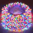 410Ft 1200LED Christmas Lights Outdoor Decorations 12 Modes & Memory Timer Christmas Lights with Remote Plug in Waterproof Fairy String Lights for Xmas Wedding Party Holiday DecorMulticolor