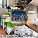 FENDROM City Night Punk Cityspace Tapestry Night Street Architecture Wall Decor City Skyline Wall Hanging Decorations Tapestry for Home Living Room Gaming Room Dorm