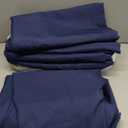 BRILLMAX 6 Pack Navy Blue Tablecloths for 8 Foot Rectangle Tables 60 x 126 Inch - 8ft Rectangular Bulk Linen Polyester Fabric Washable Cloth Cover for Wedding Reception Banquet Birthday Party