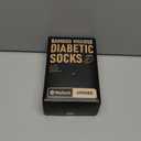 Diabetic Socks for Men,6 Pairs Crew Mens Diabetic Neuropathy Socks 9-12 (Medium, Light Brown/White/Beige/Dark Brown/Dark Grey/Black)