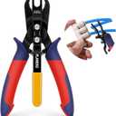 PLANEKO Air Line Pliers Push to Connect Fitting Disconnect Tool for 1/4" 5/16" Pneumatic Hose Quick Connect Fittings Removing Air Line Removal Tool Hose Release Pliers for 6mm 8mm Push Fit Connector