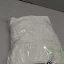 NICETOWN Thick White Linen Curtains 96 inches Long for Bedroom, Adjustable Tie Top Curtains & Drapes Privacy with Light Filtering for Girls Room/Living Room, W52 x L96, 2 Panels