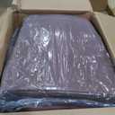 Sweetcrispy Executive Home Office Desk Chair - Ergonomic Big Tall High Back with Footrest & Lumbar Support, Reclining Height Adjustable, Comfy PU Leather Computer Gaming with Swivel Wheels, Brown