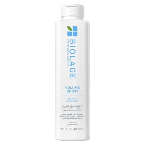 Biolage Volume Boost Shampoo - Long-Lasting Volume, Gently Cleanses, Adds Lightweight Shine To Fine Hair, Soy Protein & Polymers, Vegan, Paraben-Free, 13.5 Fl Oz