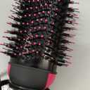 Hair Dryer Brush Blow Dryer Brush in One, Upgraded 4 in 1 Hair Dryer and Styler Volumizer with Negative Ion Anti-frizz Ceramic Titanium Barrel Hot Air Hair Straightener Brush