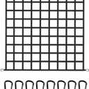 The First Flat Bungee Cargo Net for Pickup Truck Bed, 4' x 4' Stretches to 10' x 10', 25 MM Heavy Duty Cargo Net with 2 Using Modes, for Dodge RAM, Ford, Chevy, Toyota, etc