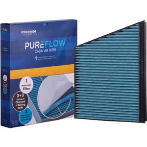 PureFlow Cabin Air Filter PC5772X | Fits 2006-2009 Mercedes-Benz E350, 2003-2006 E320, E500, 2007-2011 CLS550, 2006 CLS500, 2007-2009 E550, 2003-2006 E55 AMG, Fresh Air