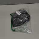 2 PCS Full Wrap Front Seat Headrest Cover, Comfortable Touch Stretch PU Leather Non-Marking Fit Waterproof Seat Headrest Protector, Washable Replacement Accessory for Cars (Black)