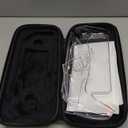 FYOUNG 3 in 1 Accessories Bundle for Playstation Portal, Carrying Case & Hard PC Clear Cover Skins Set with Screen Protector, Protective Shell Portable Travel Handbag for PS5 Portal Remote Player (Black)