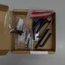 1" Slatwall Hooks, Black, Hanger Display,Display Panel Hooks Wire Metal 2Pc Set