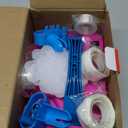 SINBEE Balloon Pump, Balloon Pump Electric, Portable Dual Nozzle Electric Blower Air Pump Inflator for Party Decoration. Faster and Save Time (Rose Red)