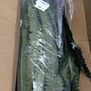 Artificial Ferns for Outdoors, 45" Large Faux Ferns 63 Fronds Fake Boston Fern Plant for Planter Garden Home Yards Farmhouse Decor Dark Green