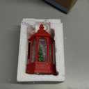 Christmas Mini Snow Globes, Water Glitters LED Lighted Snow Globes Tabletop Decor - Christmas Tree