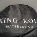 King Koil Luxury Queen Size Air Mattress with Built-in High-Speed Pump, 20" Adjustable Double High Premium Pillow Top Inflatable Airbed for Guests, Camping & Home,  Black